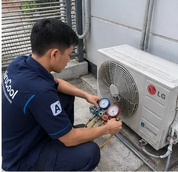 Pemeriksaan outdoor AC